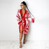 Printed Loose Robe Bathrobe Cardigan Housewear - ROUTINE FASHION